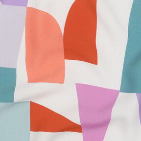 Tissu viscose LENZING™ ECOVERO™ Shape Shifter | Nerida Hansen – écru/mauve, 