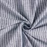 Mélange lin coton Larges rayures – bleu nuit/blanc,  thumbnail number 3