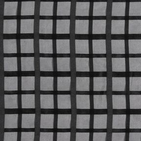 Chiffon Carreau-fenêtre – noir, 