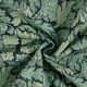 Tissu de décoration Gobelin motif de feuille baroque – vert foncé/roseau,  thumbnail number 3