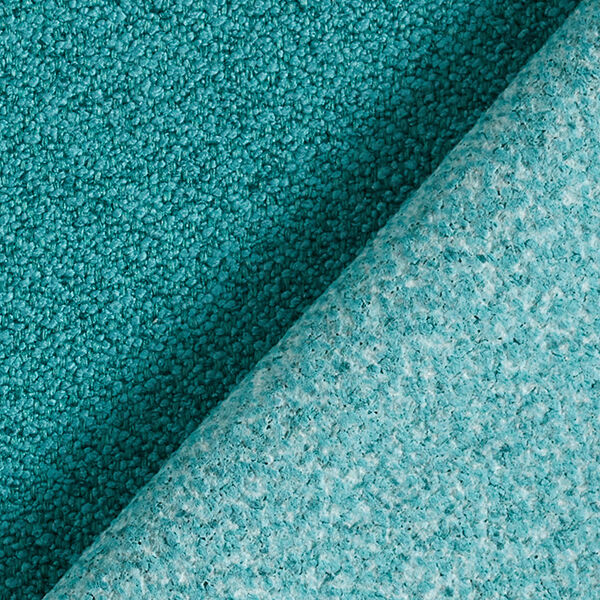 Tissu de revêtement Bouclette fine – turquoise,  image number 3