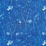 Tissu viscose Pissenlits – bleu roi/blanc,  thumbnail number 1