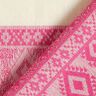 Tissu en coton motif losanges – écru/rose vif,  thumbnail number 4