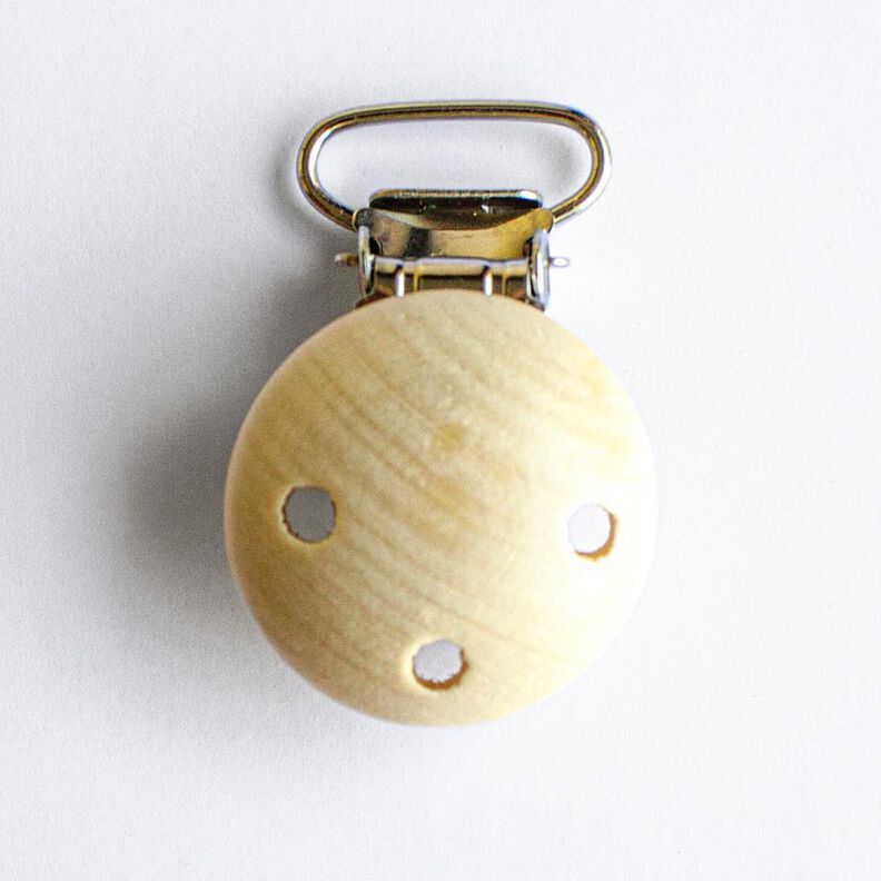 attache-tétine en bois – nature, image number 1
