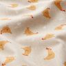 Tissu de décoration Semi-panama Petits poulets – nature/jaune curry,  thumbnail number 2