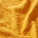 Mousseline Broderie ajourée de fleurs – jaune curry, 