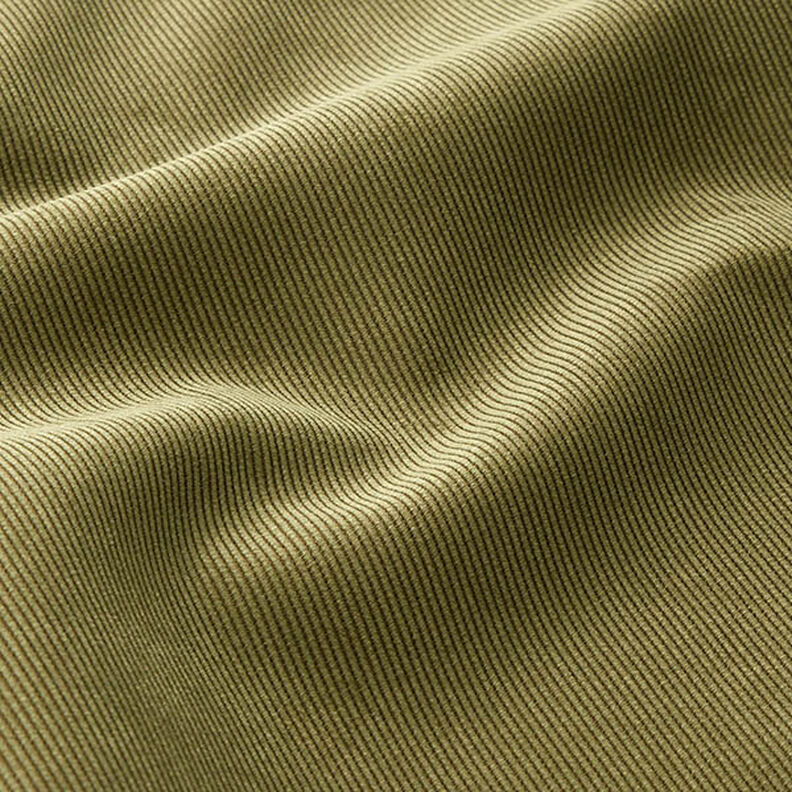 Tissu de revêtement Velours milleraies – olive clair, image number 2