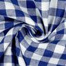 Tissu en coton Vichy - 1 cm – bleu roi,  thumbnail number 2