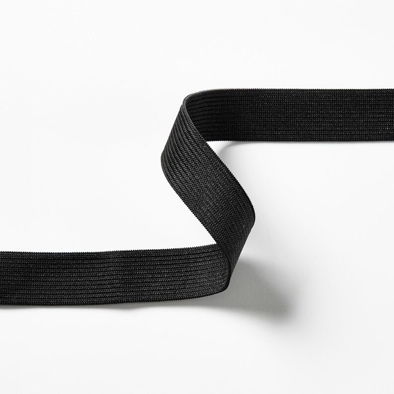 Bande en caoutchouc lisse [3 m | 20 mm] – noir,  image number 2