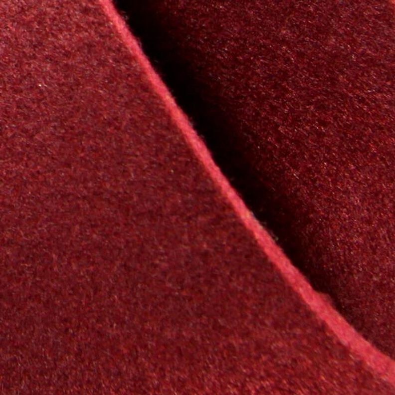 Feutre 45 cm / 4 mm d'épaisseur – rouge bordeaux,  image number 3