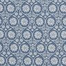 Tissu en coton Cretonne Fleurs et rameaux – gris bleu/blanc,  thumbnail number 1
