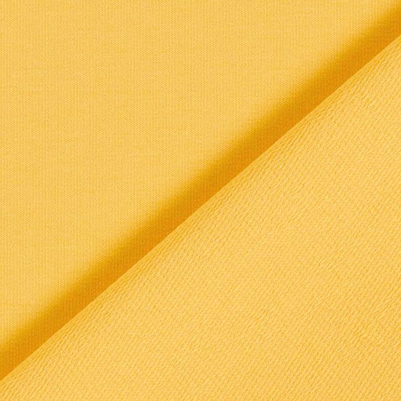 French Terry léger uni – jaune soleil, image number 5