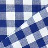 Tissu en coton Vichy à carreaux 1,7 cm – bleu roi/blanc,  thumbnail number 3
