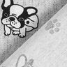 Tissu de décoration Canvas Bouledogue – gris,  thumbnail number 4