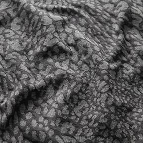 Maille jacquard léopard – gris clair/gris foncé, 