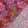 LENZING™ EcoVero™ Tissu viscose Fleurs | Poppy Fabrics – merlot/abricot,  thumbnail number 4