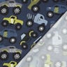 Popeline coton Gros camions | Poppy Fabrics – bleu marine,  thumbnail number 4