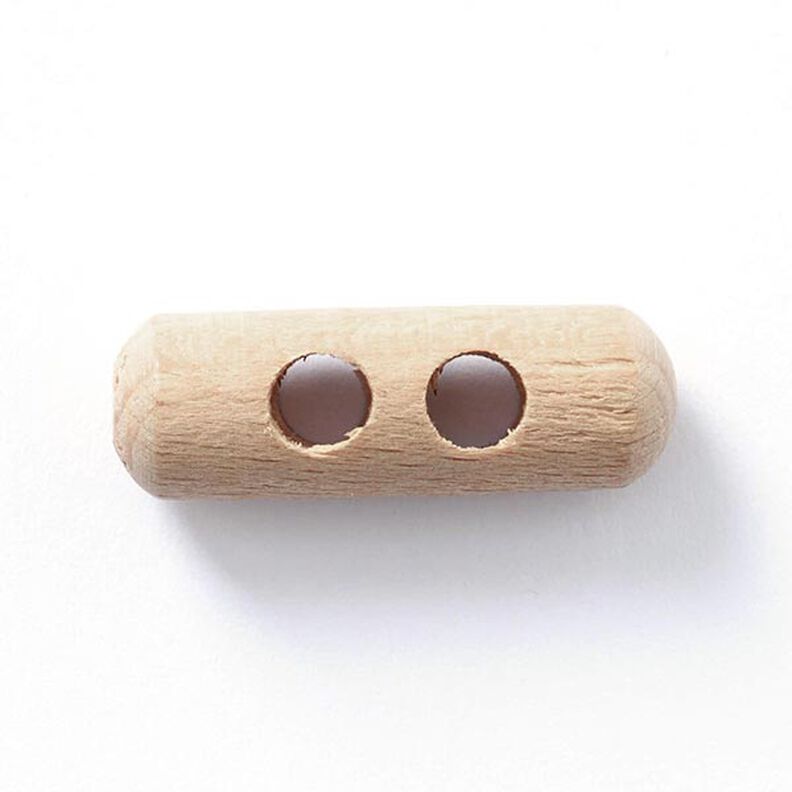 Bouton de duffle-coat en bois – nature,  image number 1