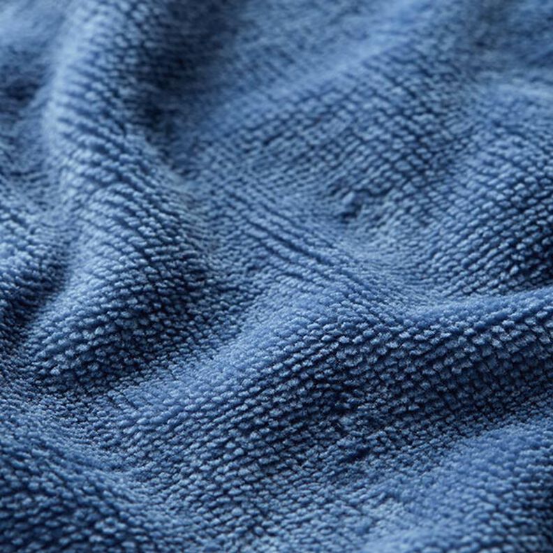 Tissu éponge douillet Bambou Uni – bleu pigeon,  image number 2