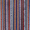 Tissu de décoration Jacquard rayures abstraites – bleu marine/carmin,  thumbnail number 1