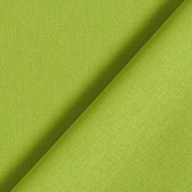 Tissu en coton Cretonne Uni – vert pomme,  image number 3