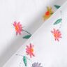 Batiste de coton fin Fleurs brodées | Poppy Fabrics – blanc/orange néon,  thumbnail number 4