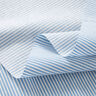 Tissu stretch pour chemise à fines rayures – blanc/bleu clair,  thumbnail number 3