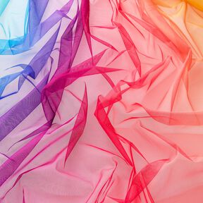 Softmesh Tracé d’arc-en-ciel – bleu aqua/rose intense, 