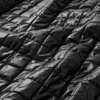 Tissu matelassé Losanges – noir, 