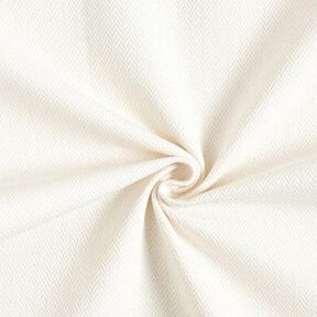 Tissu de décoration Jacquard Chevron discret – écru, 