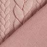 Jersey jacquard Cloqué Torsades – rosé,  thumbnail number 4