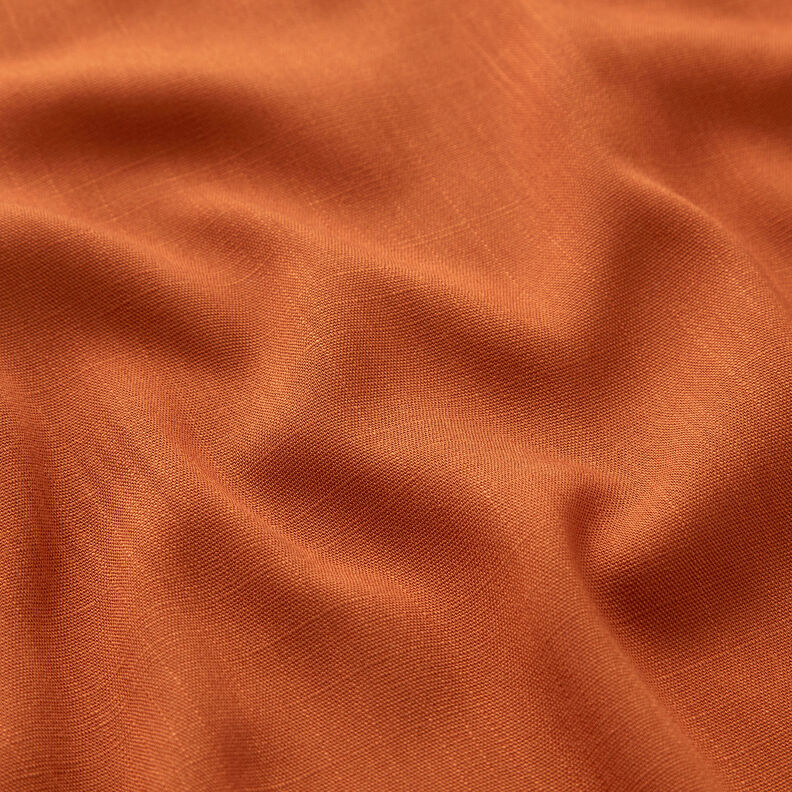 Tissu en viscose aspect lin – cuivre,  image number 2