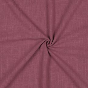 Tissu en coton Aspect lin uni – mauve, 