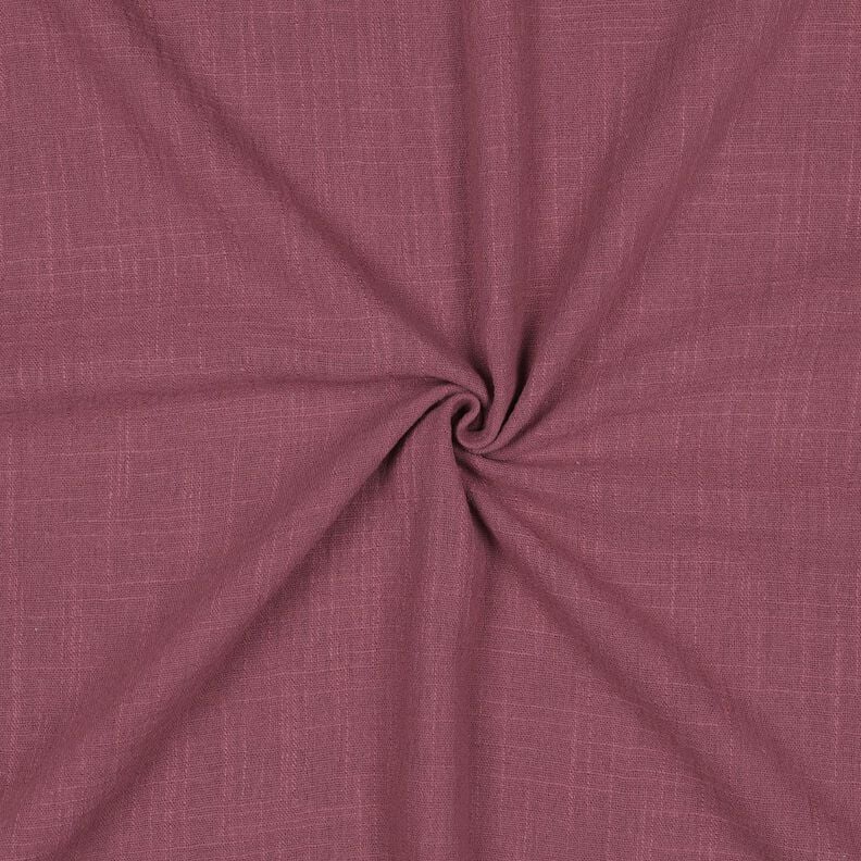 Tissu en coton Aspect lin uni – mauve,  image number 1