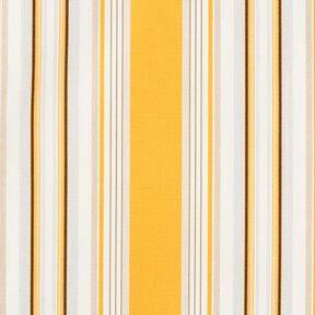 Toile pour store banne Rayures mélangées – jaune/gris clair, 