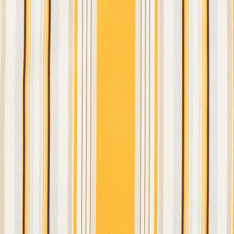 Toile pour store banne Rayures mélangées – jaune/gris clair, image number 1
