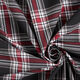 Flanelle de coton Tartan écossais – noir/rouge foncé,  thumbnail number 3