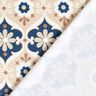 Jersey à ornements floraux – beige/bleu marine,  thumbnail number 5