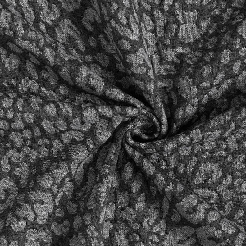 Maille jacquard léopard – gris clair/gris foncé,  image number 4