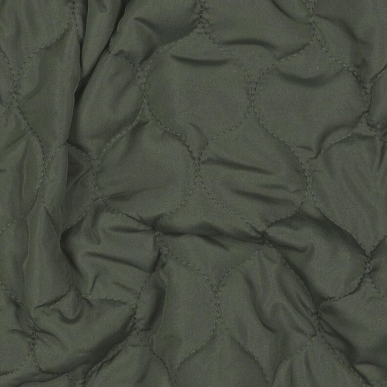 Tissu matelassé Motif circulaire | Poppy Fabrics – pin foncé,  image number 2