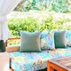 Tissu d’extérieur Canvas Oiseaux tropicaux – bleu clair/turquoise,  thumbnail number 7