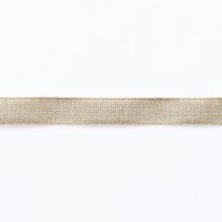 Ruban lin/coton [ 10 mm ] – beige, 
