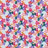 Coton enduit Fleurs pastel – blanc/lilas,  thumbnail number 1