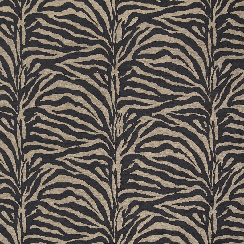 Tissu de revêtement Jacquard Zèbre – kaki/noir, image number 1