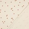 Jersey côtelé Cœurs éparpillés | Poppy Fabrics – beige clair/marron,  thumbnail number 4