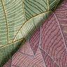 Tissu de décoration Gobelin Mer de feuilles – vert clair/noir,  thumbnail number 4