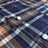 Flanelle coton Motif imprimé à carreaux | by Poppy – bleu marine/brun faon,  thumbnail number 7