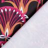 Tissu de décoration Canvas Blumenfächer – noir/rose vif,  thumbnail number 4