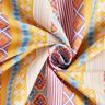 Tissu pour nappe Collage avec rayures – écru/moutarde,  thumbnail number 4