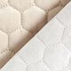 Tissu de revêtement velours matelassé nid d'abeille – sable,  thumbnail number 6